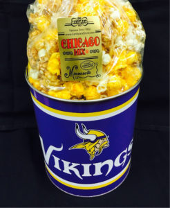 Vikings Popcorn Tin Chicago Mix(R)
