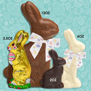 SOLID CHOCOLATE BUNNIES