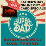FATHERS DAY ONLINE GIFT CARD SPECIAL