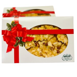 peanut brittle holiday box