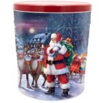 santa with deer
